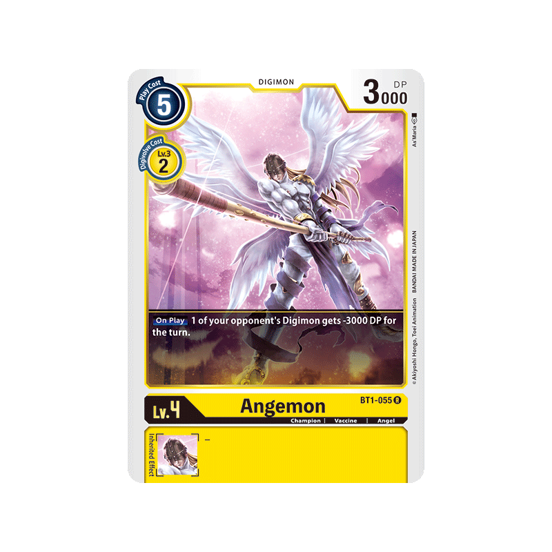 Digimon_TCG_BT1-055_Angemon_Rare_New_Evolution_Card_Game