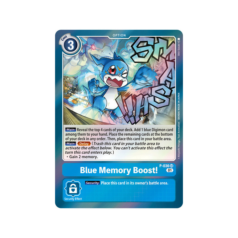 Digimon_TCG_P-036_Blue_Memory_Boost_Super_Rare_Sinister_Order_Card_Game