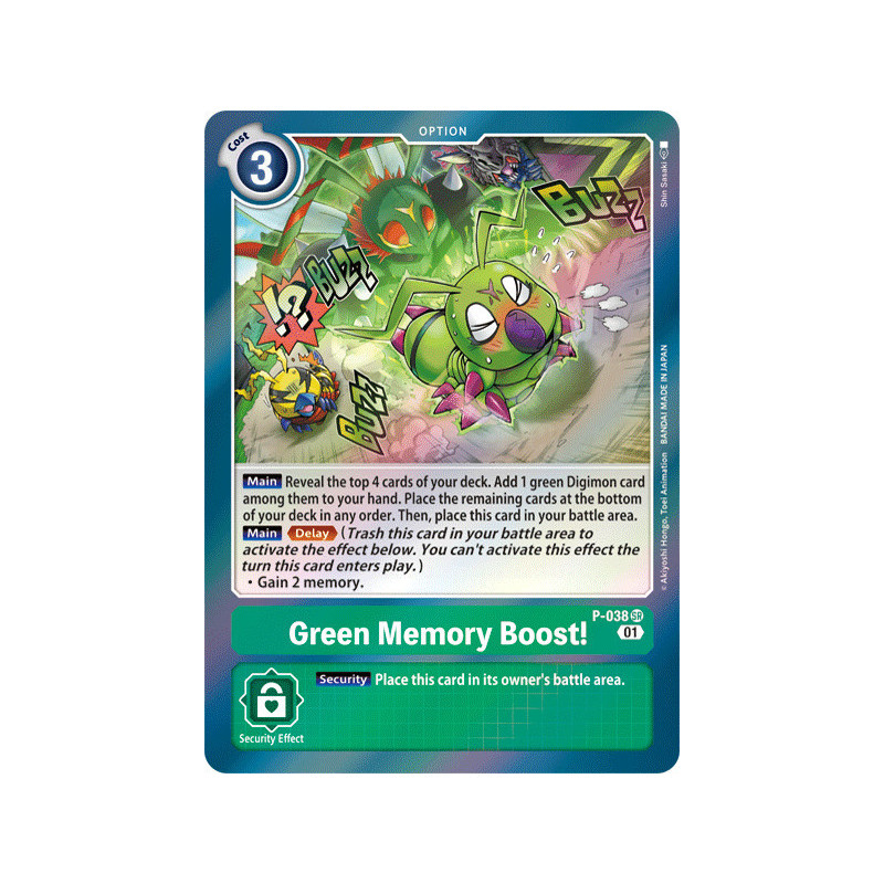 Digimon_TCG_P-038_Green_Memory_Boost_Super_Rare_Sinister_Order_Card_Game
