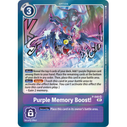 Digimon_TCG_P-040_Purple_Memory_Boost_Super_Rare_Sinister_Order_Card_Game
