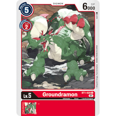 Digimon_TCG_BT1-020_AA_Groundramon_Alternative_Art_Sinister_Order_Card_Game