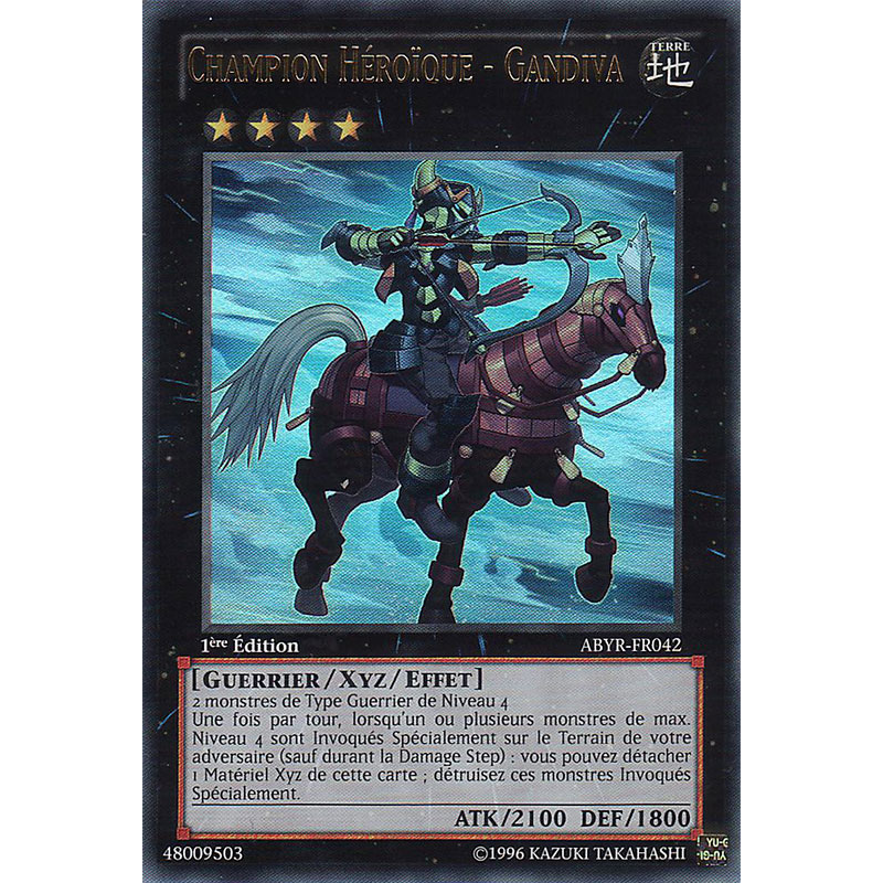 yu-gi-oh-tcg-abyr-fr042-ur-champion-heroique-gandiva-l-ascension-des-abysses