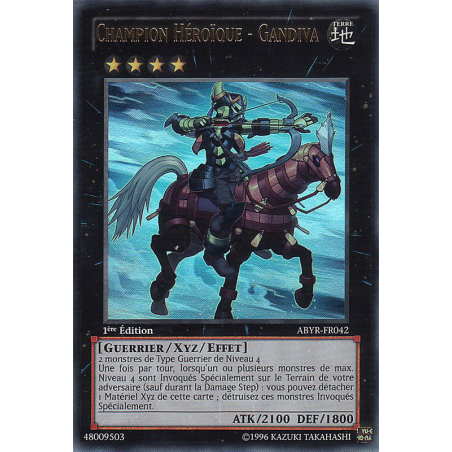yu-gi-oh-tcg-abyr-fr042-ur-champion-heroique-gandiva-l-ascension-des-abysses