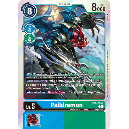 Digimon_TCG_ST9-05_Paildramon_Super_Rare_Sinister_Order_Card_Game