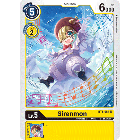 Digimon_TCG_BT1-057_Sirenmon_Uncommon_New_Evolution_Card_Game