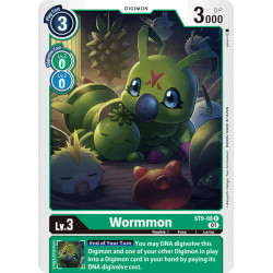 Digimon_TCG_ST9-08_Wormmon_Common_Sinister_Order_Card_Game