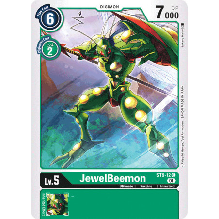 Digimon_TCG_ST9-12_JewelBeemon_Common_Sinister_Order_Card_Game