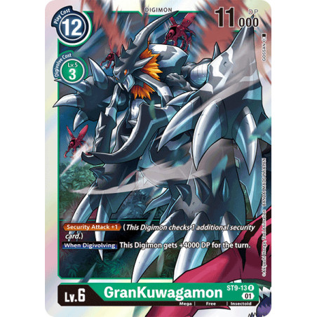 Digimon_TCG_ST9-13_GranKuwagamon_Rare_Sinister_Order_Card_Game