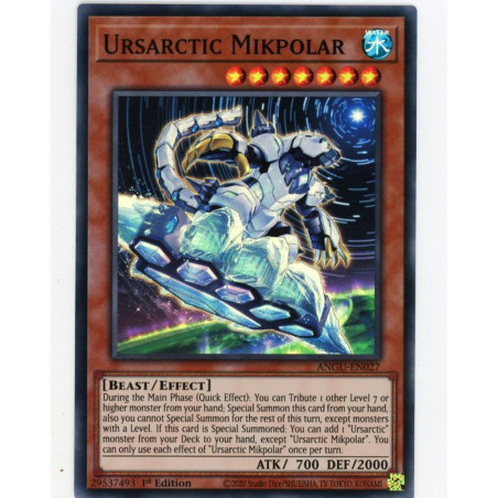 Yu-Gi-Oh-TCG-ANGU-EN027-SR-Ursarctic-Mikpolar-Ancient-Guardians