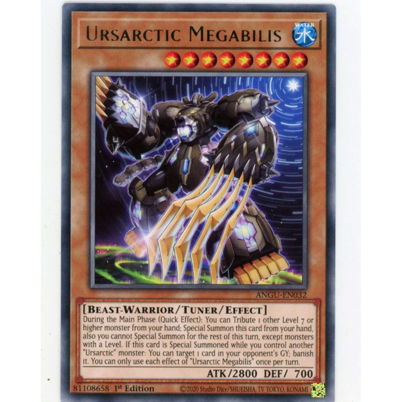 Yu-Gi-Oh-TCG-ANGU-EN032-R-Ursarctic-Megabilis-Ancient-Guardians