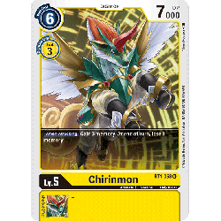 Digimon_TCG_BT1-058_Chirinmon_Uncommon_New_Evolution_Card_Game