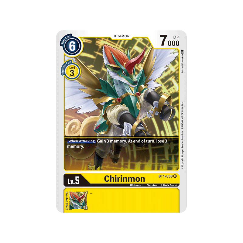 Digimon_TCG_BT1-058_Chirinmon_Uncommon_New_Evolution_Card_Game