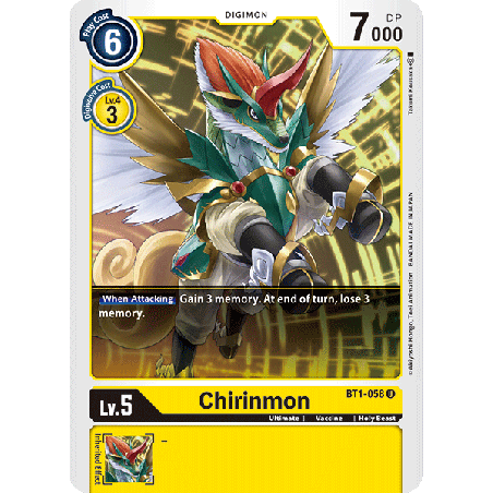 Digimon_TCG_BT1-058_Chirinmon_Uncommon_New_Evolution_Card_Game