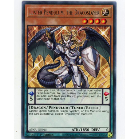 Yu-Gi-Oh-TCG-ANGU-EN045-R-Luster-Pendulum-the-Dracoslayer-Ancient-Guardians