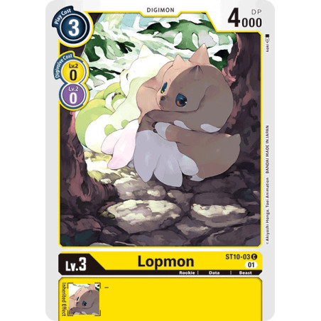 Digimon_TCG_ST10-03_Lopmon_Common_Sinister_Order_Card_Game