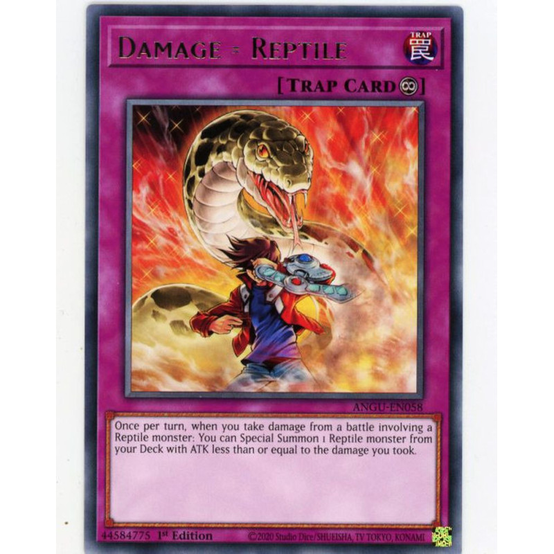 Yu-Gi-Oh-TCG-ANGU-EN058-R-Damage-Reptile-Ancient-Guardians