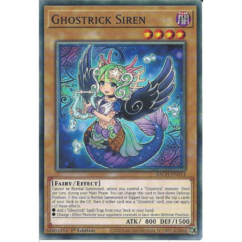 Yu-Gi-Oh-TCG-BACH-EN014-C-Ghostrick-Siren-Battle-of-Chaos