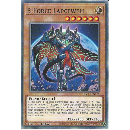 Yu-Gi-Oh-TCG-BACH-EN016-C-S-Force-Lapcewell-Battle-of-Chaos