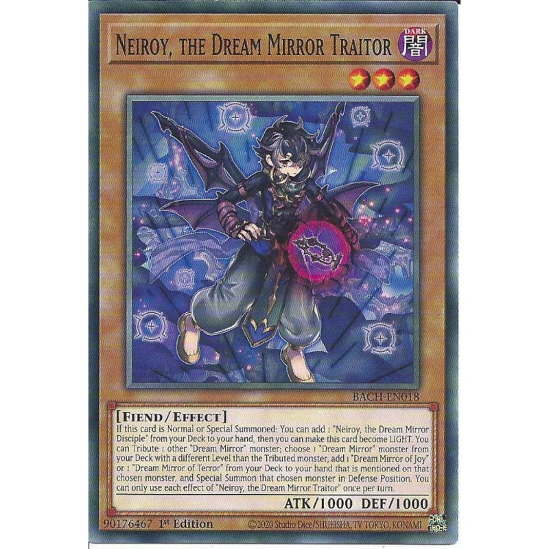 Yu-Gi-Oh-TCG-BACH-EN018-C-Neiroy-the-Dream-Mirror-Traitor-Battle-of-Chaos