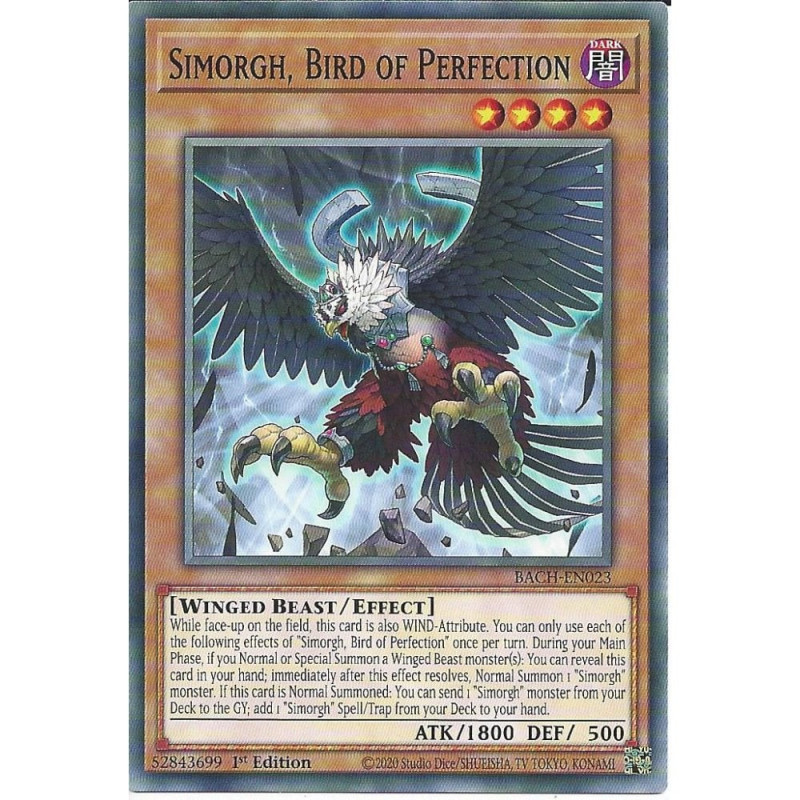 Yu-Gi-Oh-TCG-BACH-EN023-C-Simorgh-Bird-of-Perfection-Battle-of-Chaos