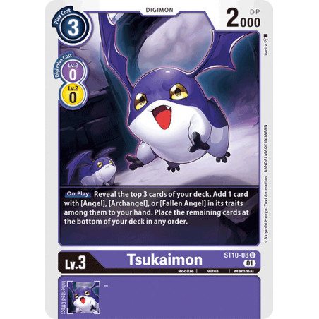 Digimon_TCG_ST10-08_Tsukaimon_Uncommon_Sinister_Order_Card_Game
