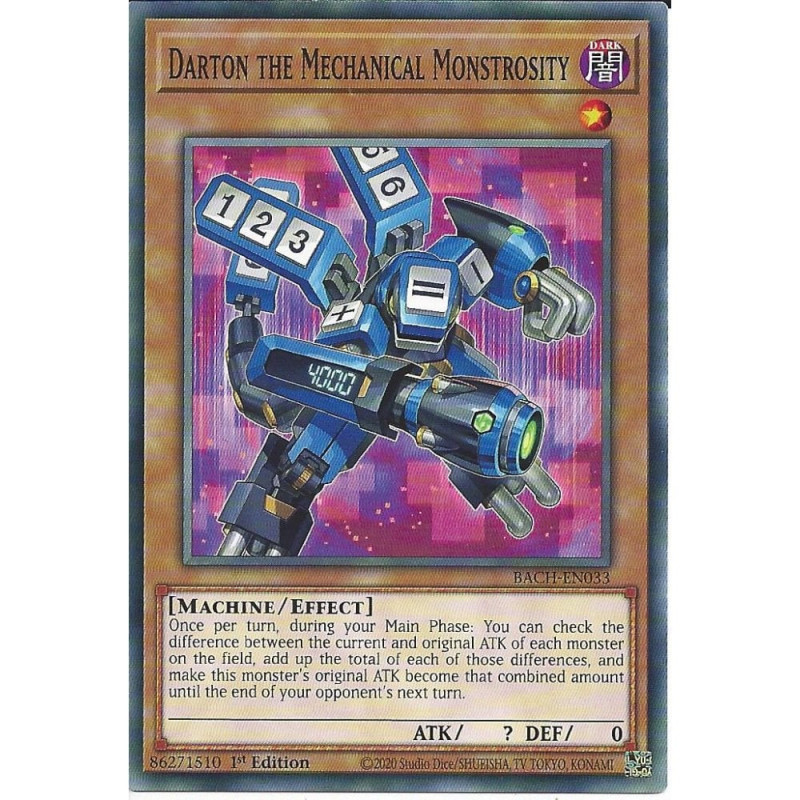 Yu-Gi-Oh-TCG-BACH-EN033-C-Darton-the-Mechanical-Monstrosity-Battle-of-Chaos