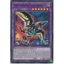 Yu-Gi-Oh-TCG-BACH-EN039-SR-Dinomorphia-Stealthbergia-Battle-of-Chaos