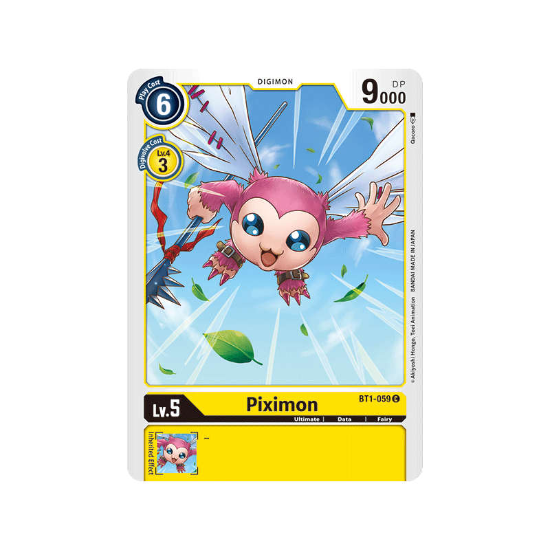 Digimon_TCG_BT1-059_Piximon_Common_New_Evolution_Card_Game