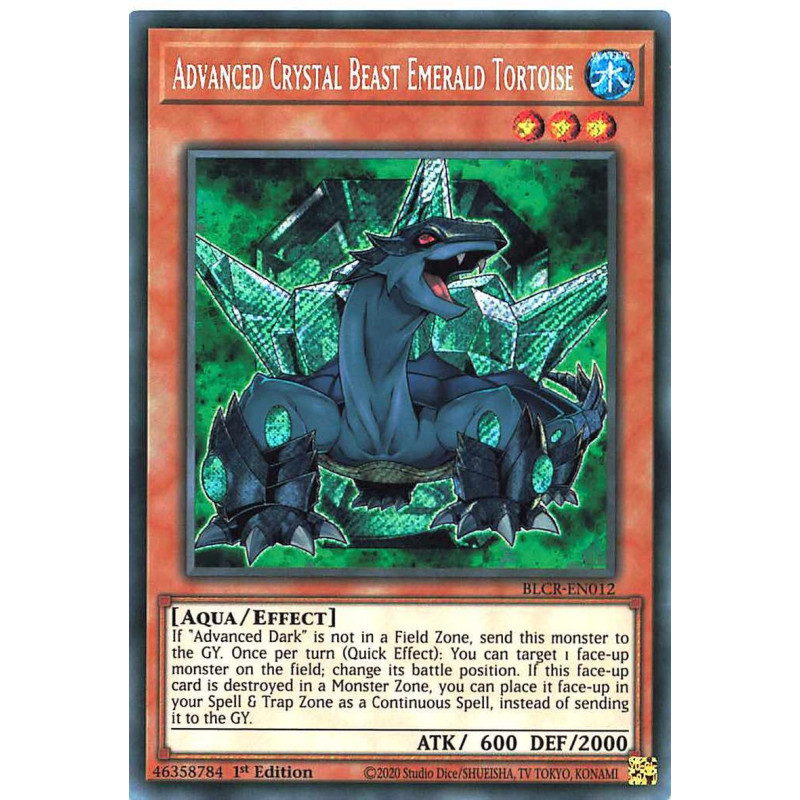 Yu-Gi-Oh-TCG-BLCR-EN012-SE-Advanced-Crystal-Beast-Emerald-Tortoise-Battles-of-Legend-Crystal-Revenge