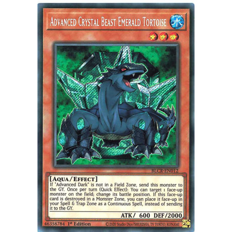 Yu-Gi-Oh-TCG-BLCR-EN012-SE-Advanced-Crystal-Beast-Emerald-Tortoise-Battles-of-Legend-Crystal-Revenge