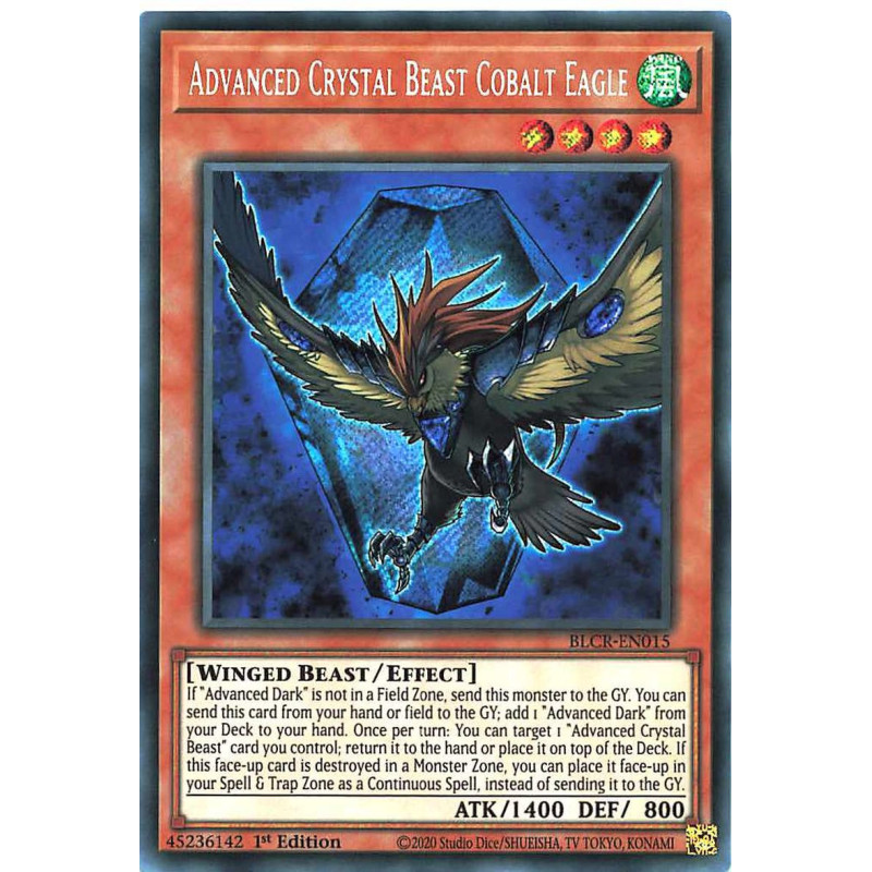 Yu-Gi-Oh-TCG-BLCR-EN015-SE-Advanced-Crystal-Beast-Cobalt-Eagle-Battles-of-Legend-Crystal-Revenge