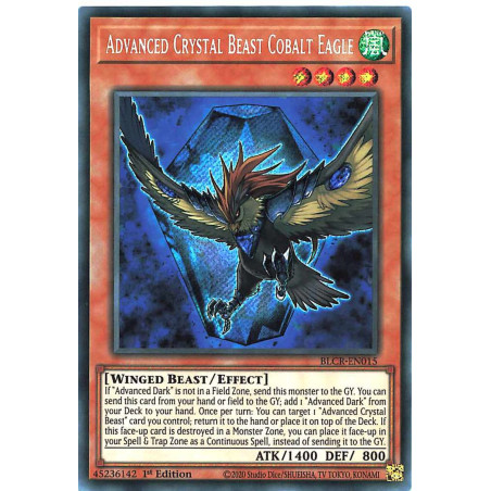 Yu-Gi-Oh-TCG-BLCR-EN015-SE-Advanced-Crystal-Beast-Cobalt-Eagle-Battles-of-Legend-Crystal-Revenge