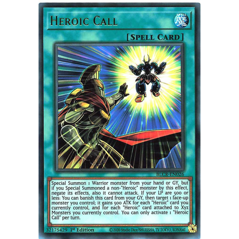 Yu-Gi-Oh-TCG-BLCR-EN026-UR-Heroic-Call-Battles-of-Legend-Crystal-Revenge
