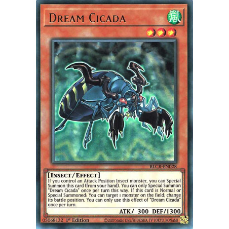 Yu-Gi-Oh-TCG-BLCR-EN028-UR-Dream-Cicada-Battles-of-Legend-Crystal-Revenge