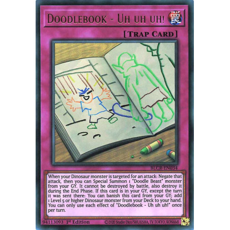 Yu-Gi-Oh-TCG-BLCR-EN034-UR-Doodlebook-Uh-uh-uh-Battles-of-Legend-Crystal-Revenge