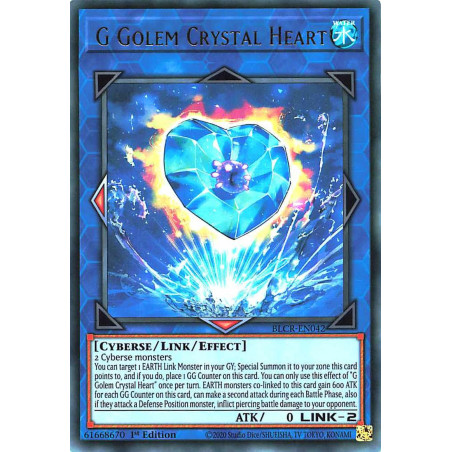 Yu-Gi-Oh-TCG-BLCR-EN042-UR-G-Golem-Crystal-Heart-Battles-of-Legend-Crystal-Revenge