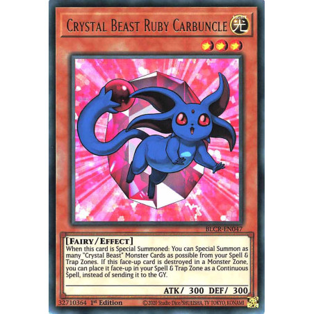 Yu-Gi-Oh-TCG-BLCR-EN047-UR-Crystal-Beast-Ruby-Carbuncle-Battles-of-Legend-Crystal-Revenge