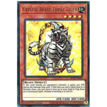 Yu-Gi-Oh-TCG-BLCR-EN050-UR-Crystal-Beast-Topaz-Tiger-Battles-of-Legend-Crystal-Revenge