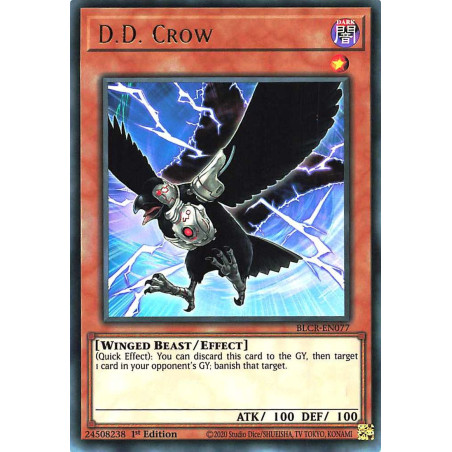 Yu-Gi-Oh-TCG-BLCR-EN077-UR-D-D-Crow-Battles-of-Legend-Crystal-Revenge