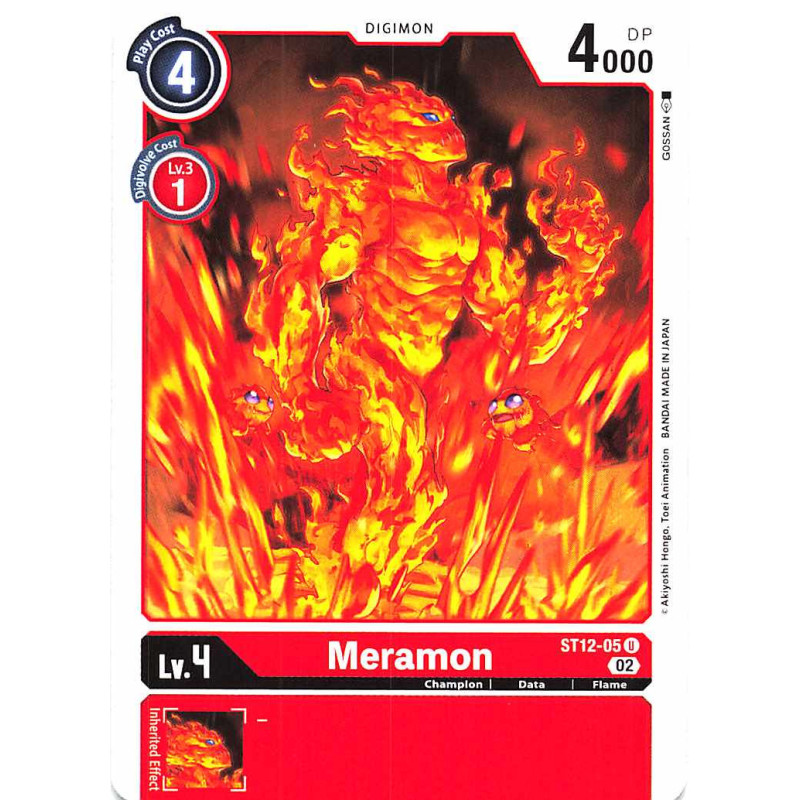 Digimon_TCG_ST12-05_Meramon_Uncommon_Sinister_Order_Card_Game