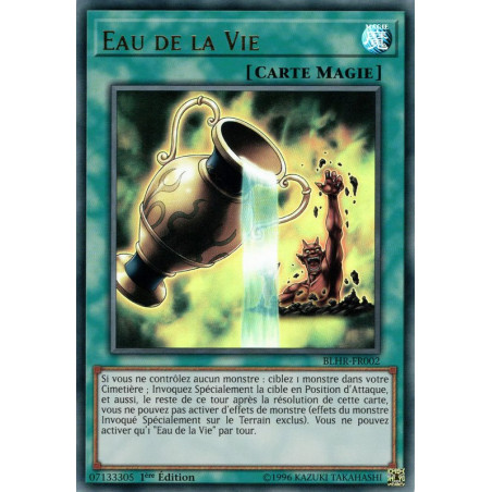 Yu-Gi-Oh-TCG-BLHR-FR002-UR-Eau-de-la-Vie-Batailles-de-L-gende-La-Vengeance-du-H-ros