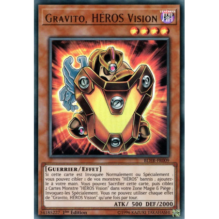 Yu-Gi-Oh-TCG-BLHR-FR009-UR-Gravito-H-ROS-Vision-Batailles-de-L-gende-La-Vengeance-du-H-ros