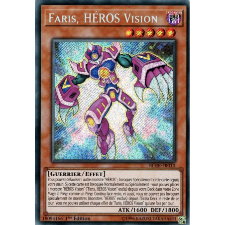 Yu-Gi-Oh-TCG-BLHR-FR010-SE-Faris-H-ROS-Vision-Batailles-de-L-gende-La-Vengeance-du-H-ros