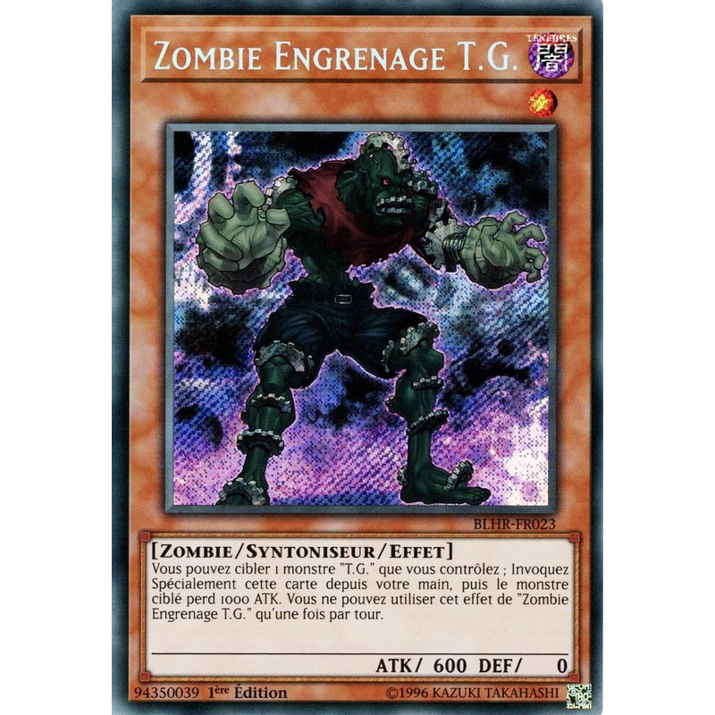 Yu-Gi-Oh-TCG-BLHR-FR023-SE-Zombie-Engrenage-T-G-Batailles-de-L-gende-La-Vengeance-du-H-ros