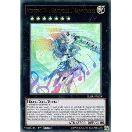 Yu-Gi-Oh-TCG-BLHR-FR029-UR-Num-ro-76-Gradielle-l-Harmoniste-Batailles-de-L-gende-La-Vengeance-du-H-ros