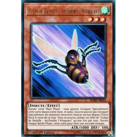 Yu-Gi-Oh-TCG-BLHR-FR034-UR-Gu-pe-de-Bataille-ArcDouble-l-Attaquant-Batailles-de-L-gende-La-Vengeance-du-H-ros