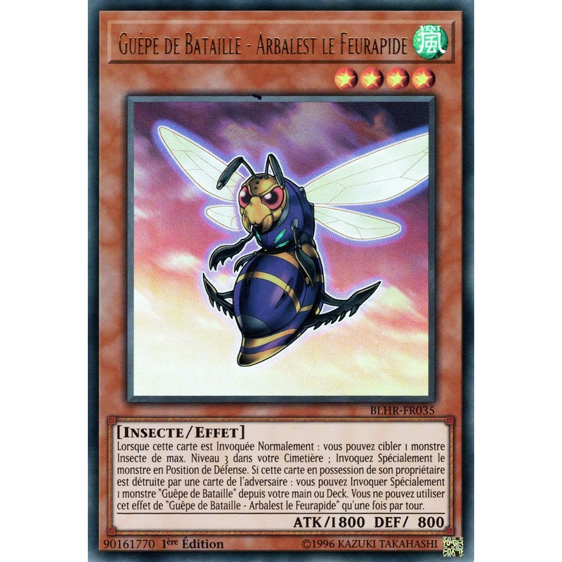 Yu-Gi-Oh-TCG-BLHR-FR035-UR-Gu-pe-de-Bataille-Arbalest-le-Feurapide-Batailles-de-L-gende-La-Vengeance-du-H-ros