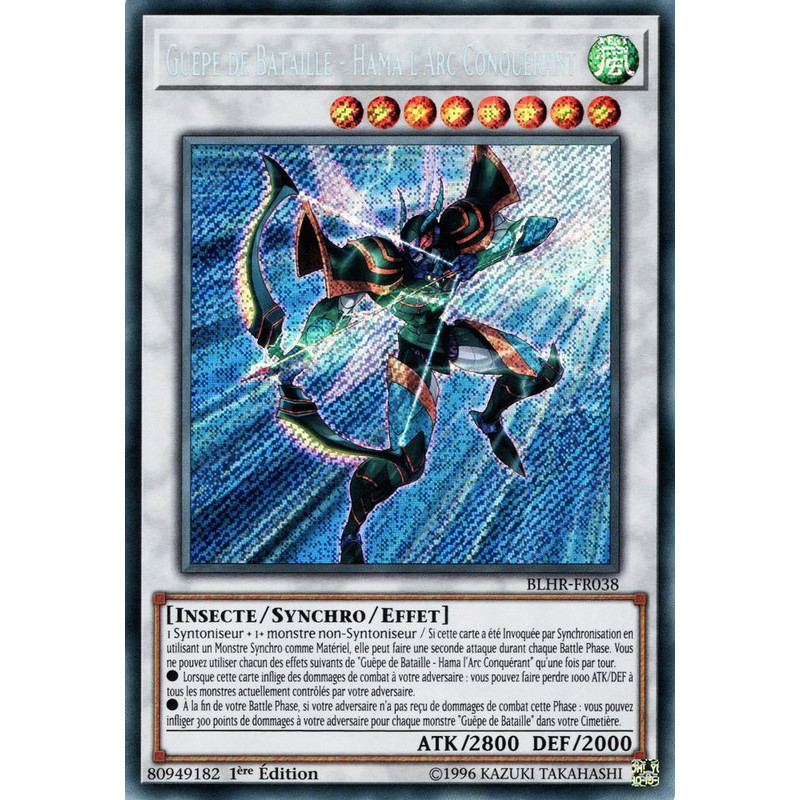 Yu-Gi-Oh-TCG-BLHR-FR038-SE-Gu-pe-de-Bataille-Hama-l-Arc-Conqu-rant-Batailles-de-L-gende-La-Vengeance-du-H-ros
