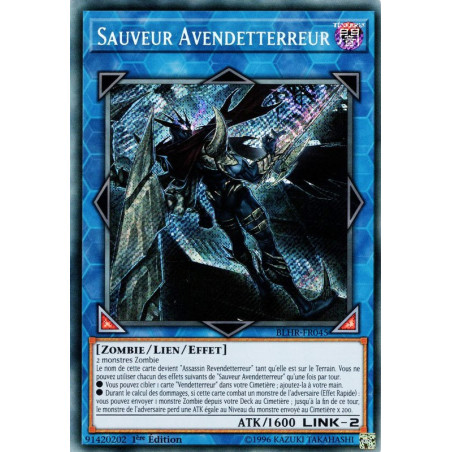 Yu-Gi-Oh-TCG-BLHR-FR045-SE-Sauveur-Avendetterreur-Batailles-de-L-gende-La-Vengeance-du-H-ros