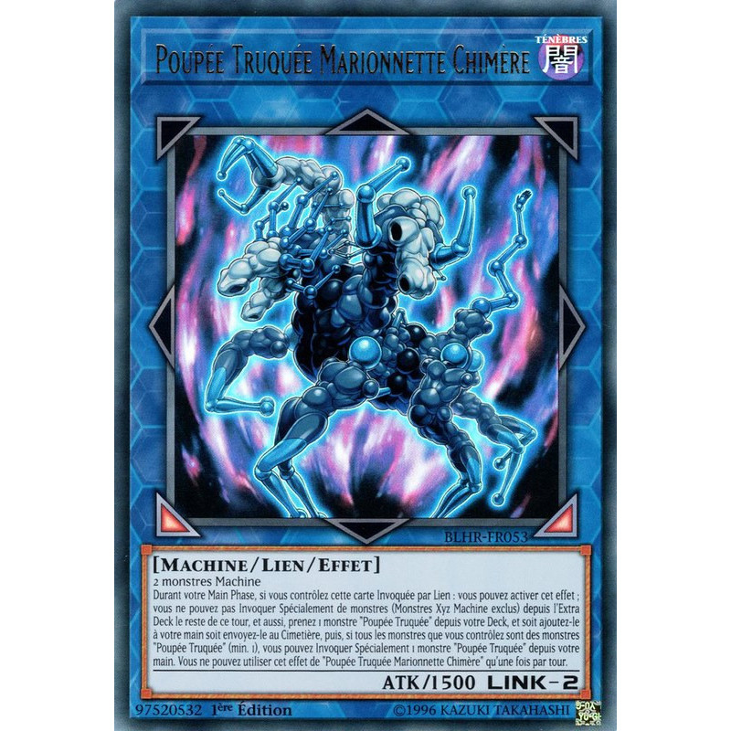 Yu-Gi-Oh-TCG-BLHR-FR053-UR-Poup-e-Truqu-e-Marionnette-Chim-re-Batailles-de-L-gende-La-Vengeance-du-H-ros